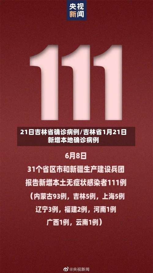 21日吉林省确诊病例/吉林省1月21日新增本地确诊病例-第1张图片