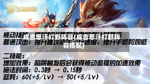 成吉思汗打野阵容(成吉思汗打野阵容搭配)-第1张图片