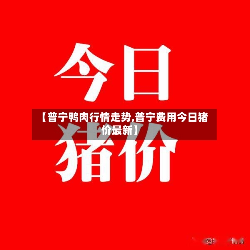 【普宁鸭肉行情走势,普宁费用今日猪价最新】-第1张图片