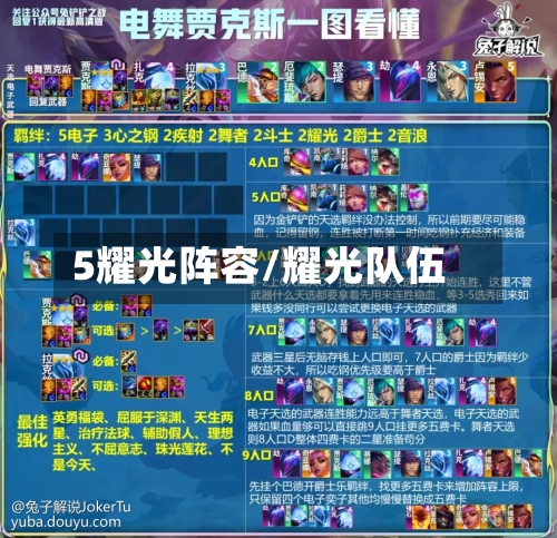 5耀光阵容/耀光队伍-第1张图片