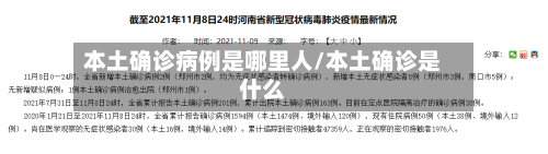 本土确诊病例是哪里人/本土确诊是什么-第1张图片