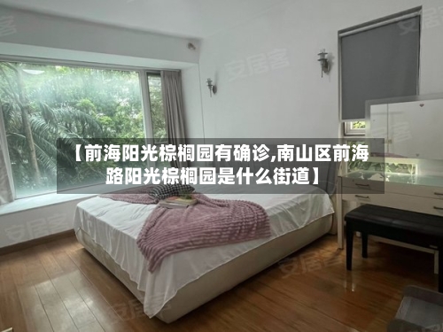 【前海阳光棕榈园有确诊,南山区前海路阳光棕榈园是什么街道】