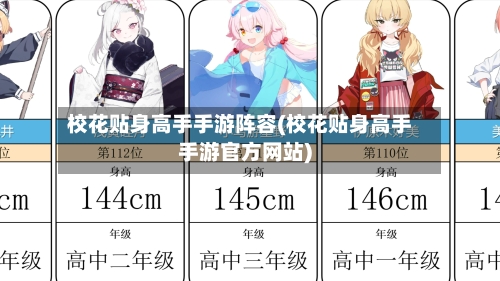 校花贴身高手手游阵容(校花贴身高手手游官方网站)