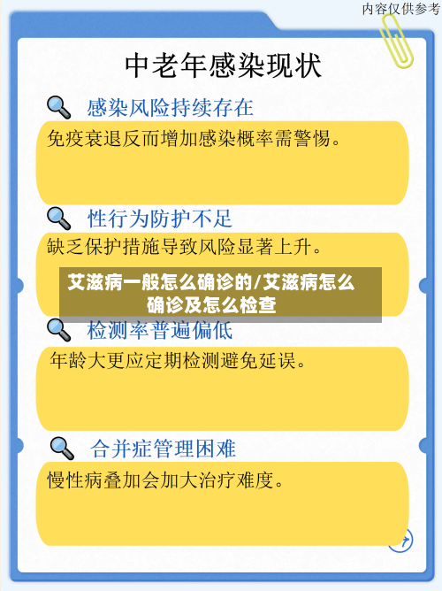 艾滋病一般怎么确诊的/艾滋病怎么确诊及怎么检查