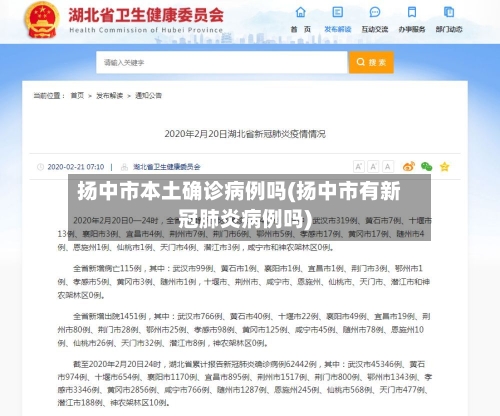 扬中市本土确诊病例吗(扬中市有新冠肺炎病例吗)-第3张图片
