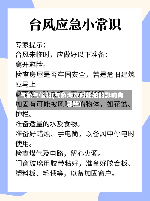 气象气候船(气象海况对船舶的影响有哪些)