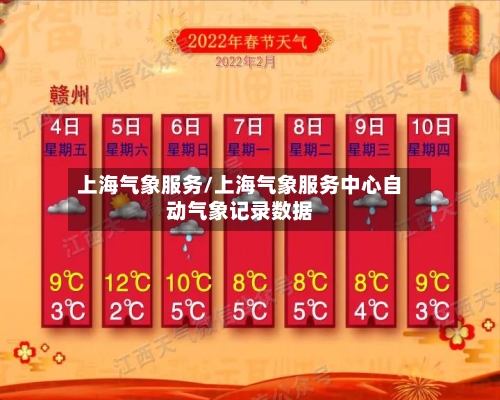 上海气象服务/上海气象服务中心自动气象记录数据