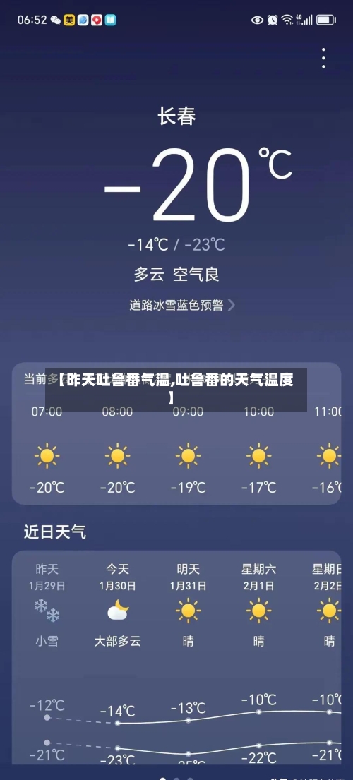 【昨天吐鲁番气温,吐鲁番的天气温度】-第2张图片