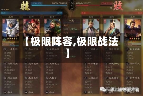 【极限阵容,极限战法】-第1张图片