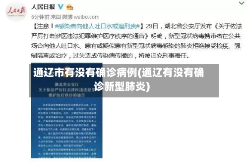 通辽市有没有确诊病例(通辽有没有确诊新型肺炎)-第1张图片