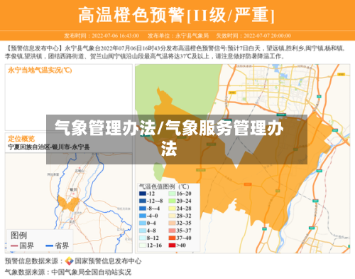 气象管理办法/气象服务管理办法-第2张图片