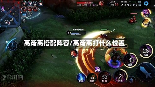 高渐离搭配阵容/高渐离打什么位置-第2张图片