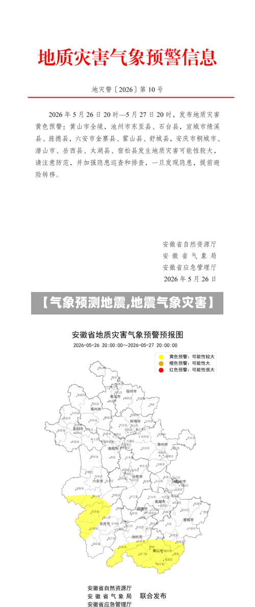 【气象预测地震,地震气象灾害】