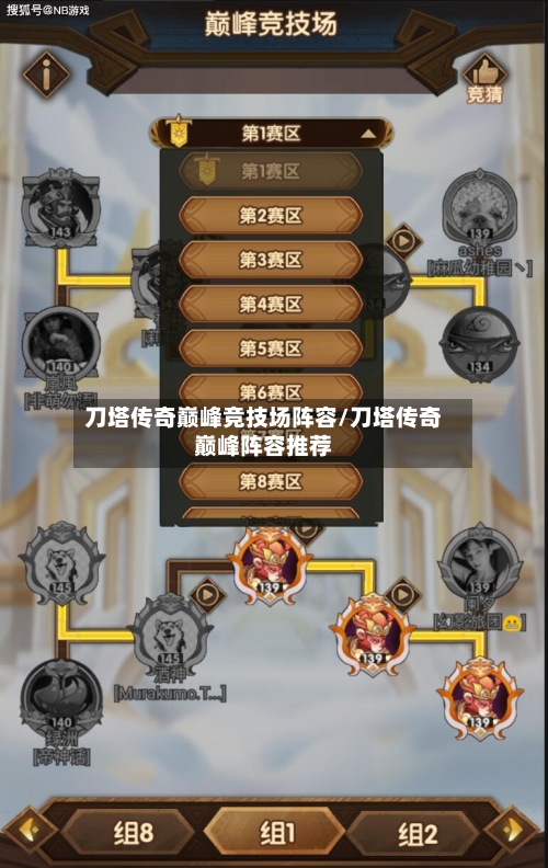 刀塔传奇巅峰竞技场阵容/刀塔传奇巅峰阵容推荐