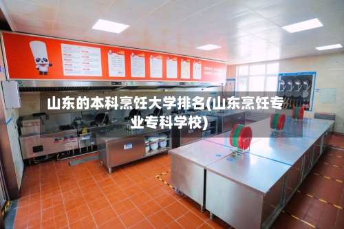 山东的本科烹饪大学排名(山东烹饪专业专科学校)-第2张图片
