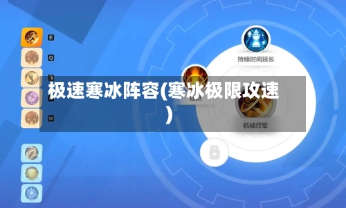 极速寒冰阵容(寒冰极限攻速)-第1张图片