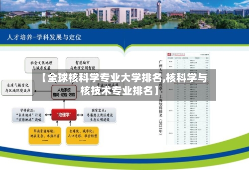 【全球核科学专业大学排名,核科学与核技术专业排名】