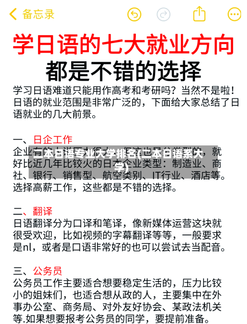 二本日语专业大学排名(二本日语系大学)