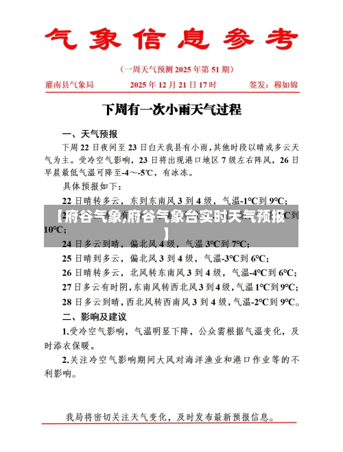 【府谷气象,府谷气象台实时天气预报】-第2张图片