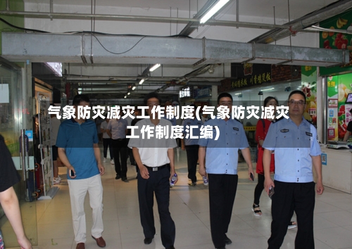 气象防灾减灾工作制度(气象防灾减灾工作制度汇编)-第3张图片