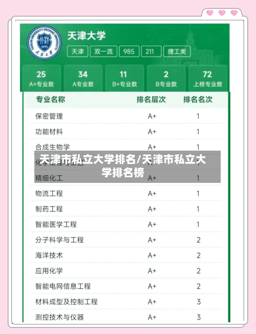 天津市私立大学排名/天津市私立大学排名榜-第2张图片