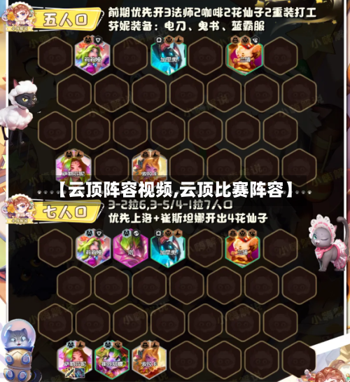 【云顶阵容视频,云顶比赛阵容】-第2张图片