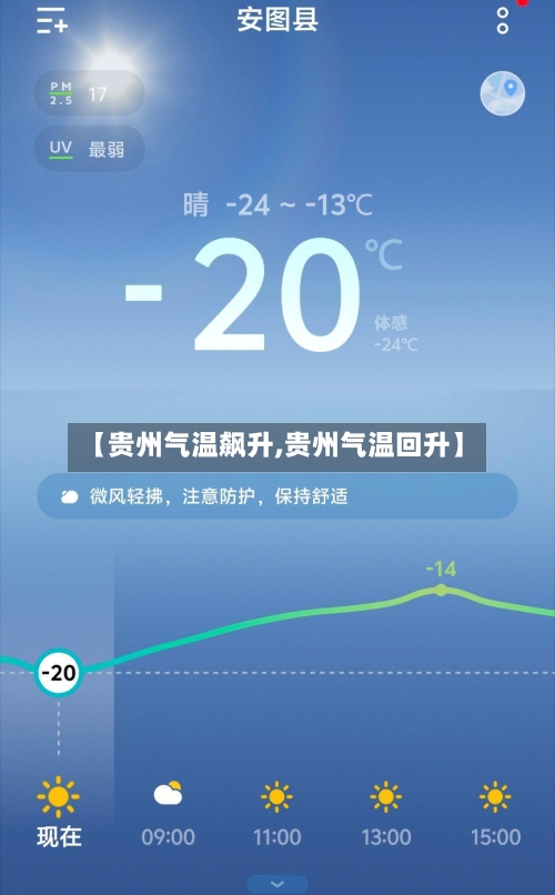 【贵州气温飙升,贵州气温回升】