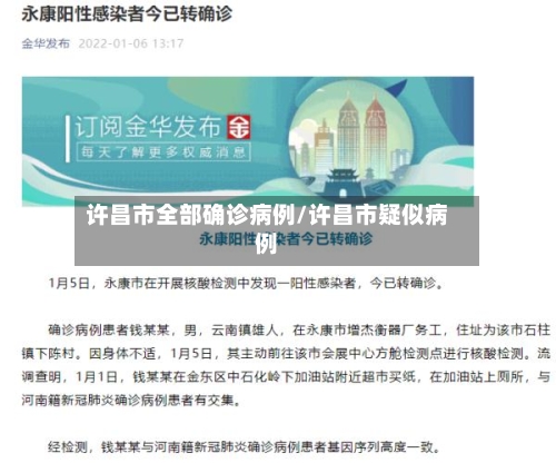 许昌市全部确诊病例/许昌市疑似病例-第2张图片
