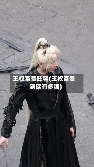 王权富贵阵容(王权富贵到底有多强)