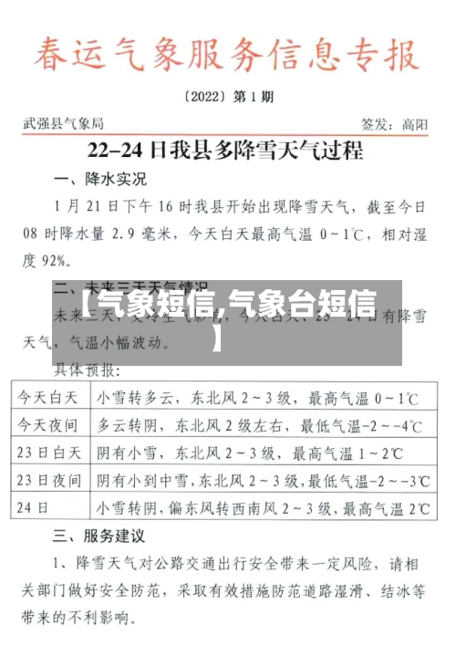 【气象短信,气象台短信】-第3张图片