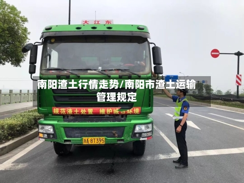 南阳渣土行情走势/南阳市渣土运输管理规定-第3张图片