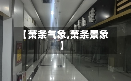 【萧条气象,萧条景象】-第3张图片