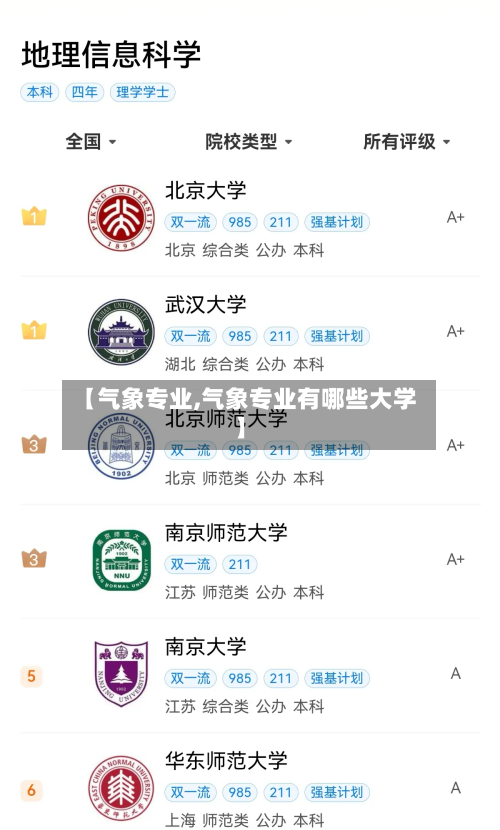 【气象专业,气象专业有哪些大学】-第3张图片