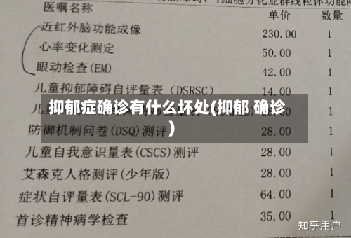 抑郁症确诊有什么坏处(抑郁 确诊)-第2张图片