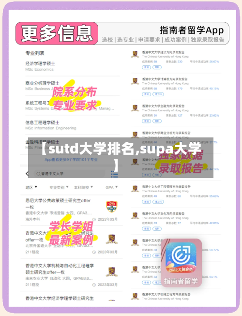 【sutd大学排名,supa大学】-第3张图片