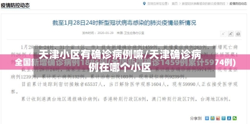 天津小区有确诊病例嘛/天津确诊病例在哪个小区-第2张图片