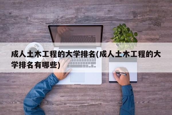 成人土木工程的大学排名(成人土木工程的大学排名有哪些)